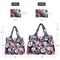 Wrapables Large & Small Foldable Tote Nylon Reusable Grocery Bags, Set of 2
